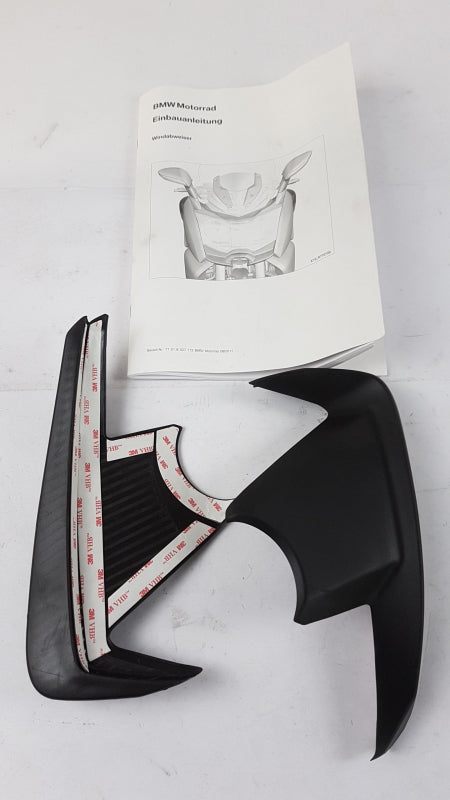 Original BMW K19 C 650 GT Windabweiser Satz 2 Stück Schwarz 77318527006