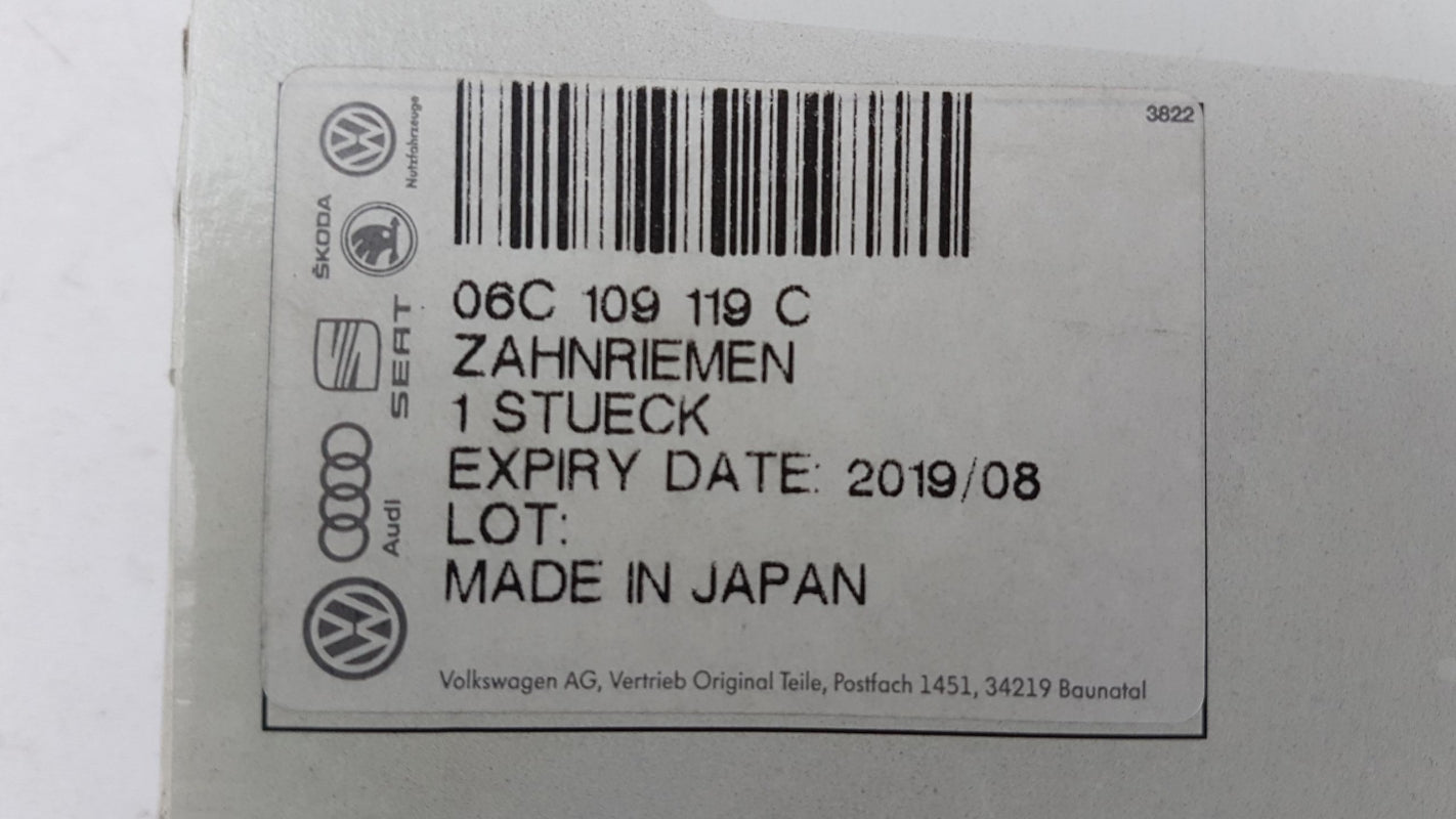 Original OE Volkswagen Zahnriemen 06C109119C