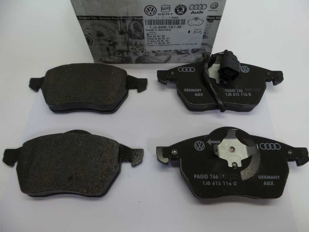 Original AUDI A3 TT VW Golf Polo SEAT SKODA Octavia front brake pads 1J0698151M 