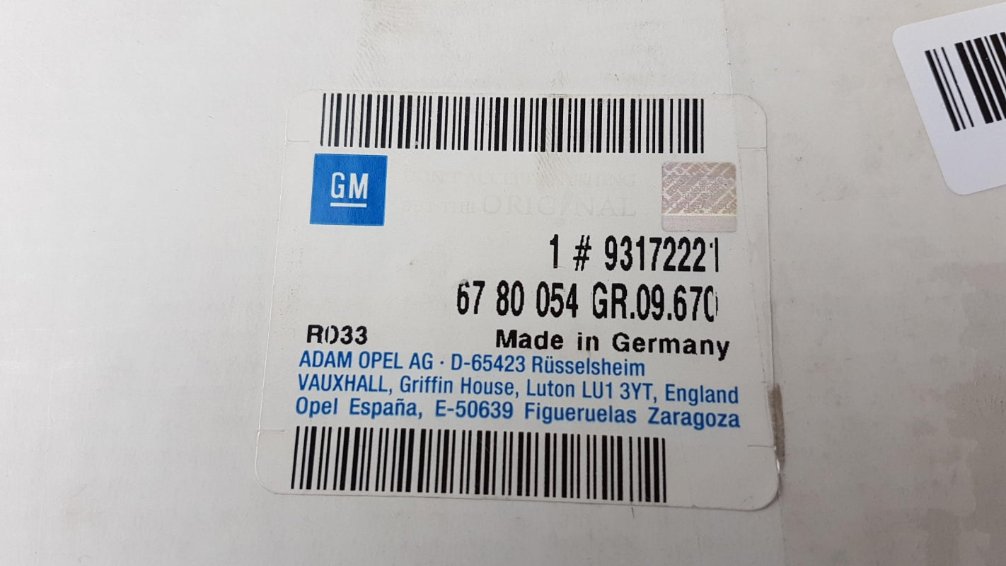 Original OPEL Corsa-C Vivaro-A Autoradio Casettenspieler 93172221