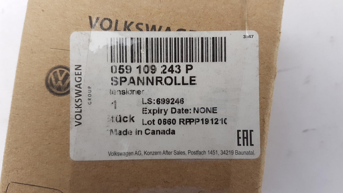 Original OE Volkswagen Riemenspanner 059109243P