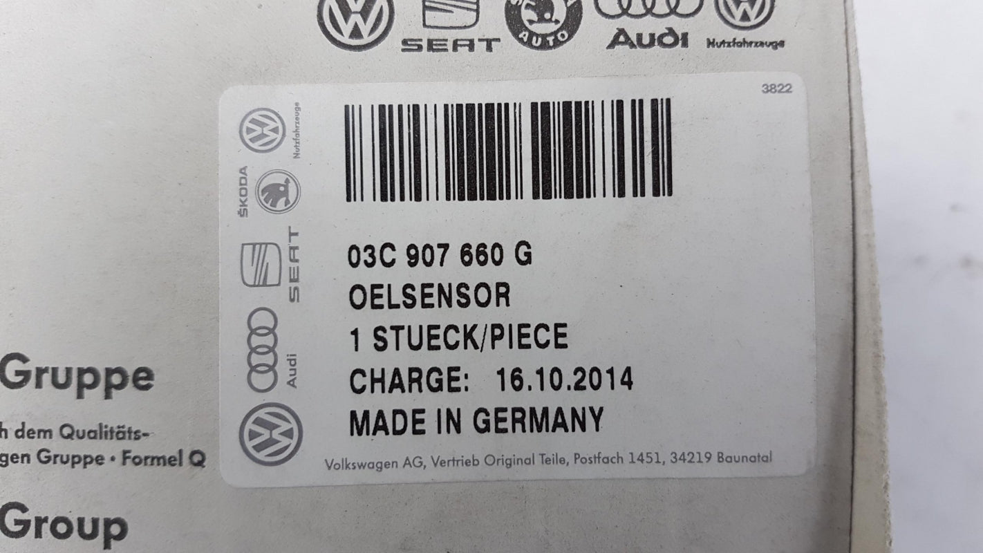 Original AUDI A3-A6 Q3 VW Passat SKODA Fabia 1.6/2.0TDI Ölstandsensor 03C907660G