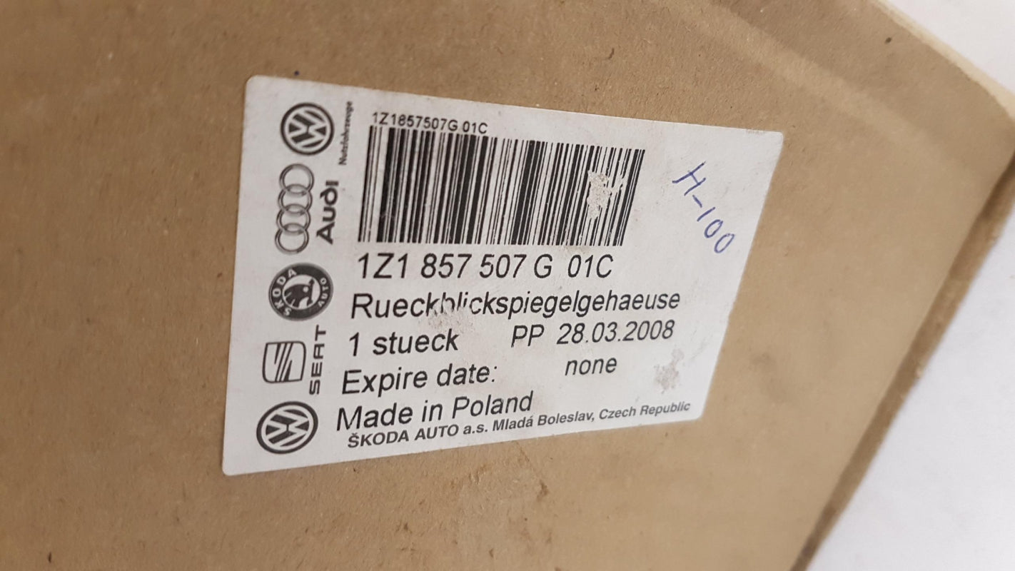 Original OE Volkswagen Außenspiegel Gehäuse 1Z1857507G01C