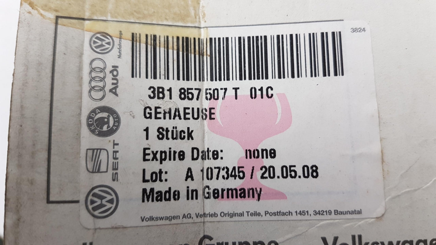 Original OE Volkswagen Außenspiegel Gehäuse 3B1857507T01C