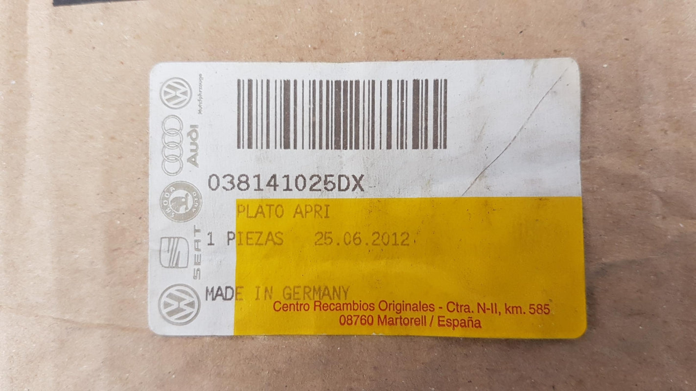 Original OE Volkswagen Kupplungsdruckplatte 038141025DX