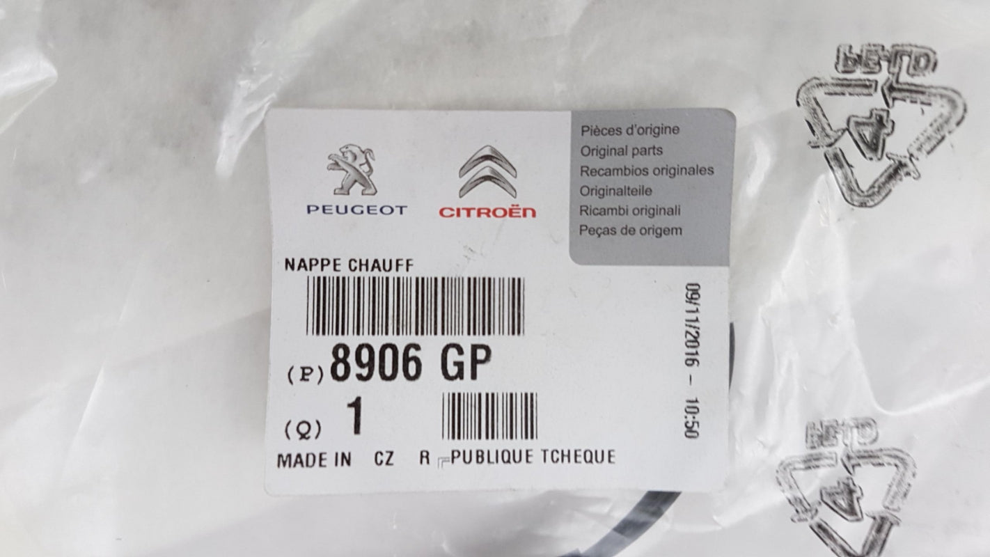 Original OE Peugeot Sitzheizung 8906GP