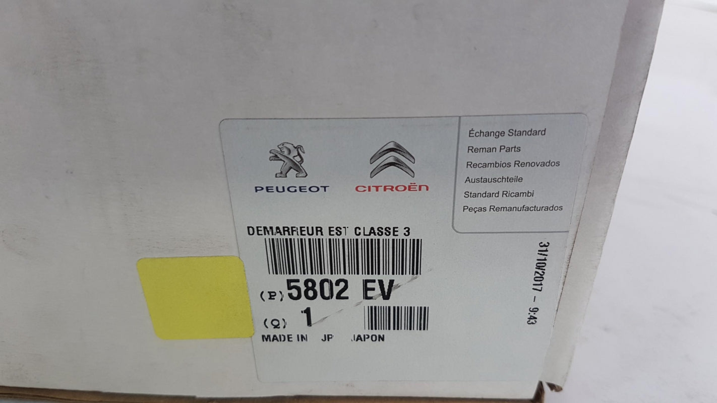 Original OE Peugeot Anlasser 5802EV