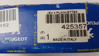 Original CITROEN Jumper II PEUGEOT Boxer Bremsbeläge Satz Vorne 425357