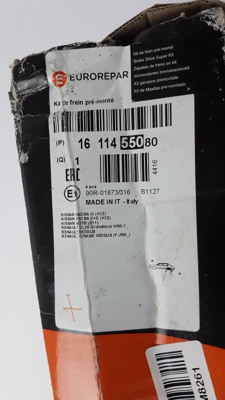 Original OE Peugeot Bremsbackensatz 1611455080