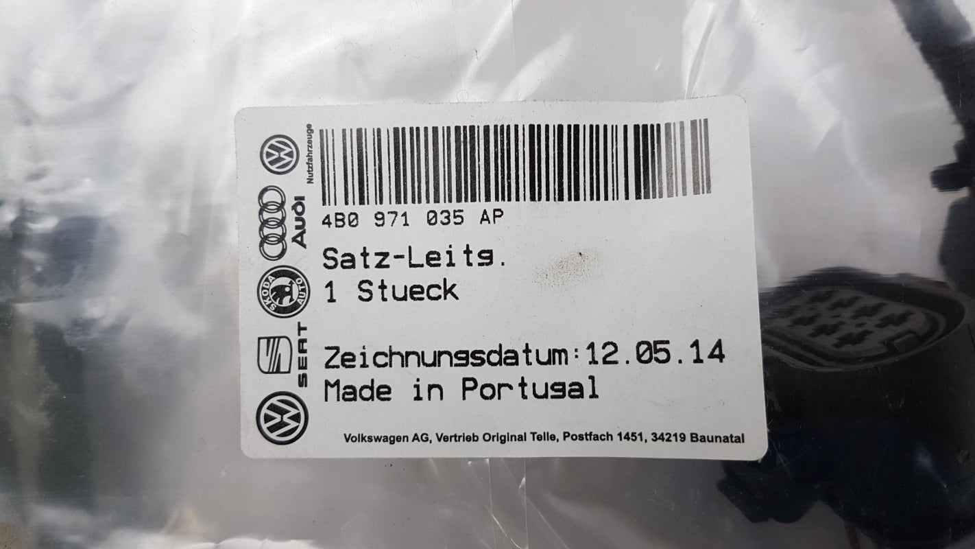 Original OE Volkswagen Tür Kabelbaum 4B0971035AP