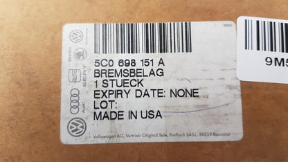 Original OE Volkswagen Bremsbeläge 5C0698151A