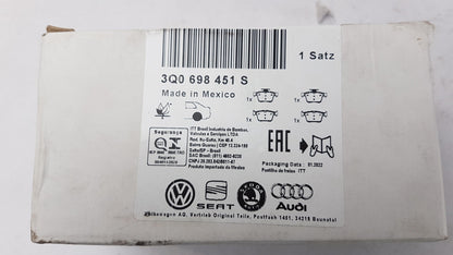 Original OE Volkswagen Bremsbeläge 3Q0698451S