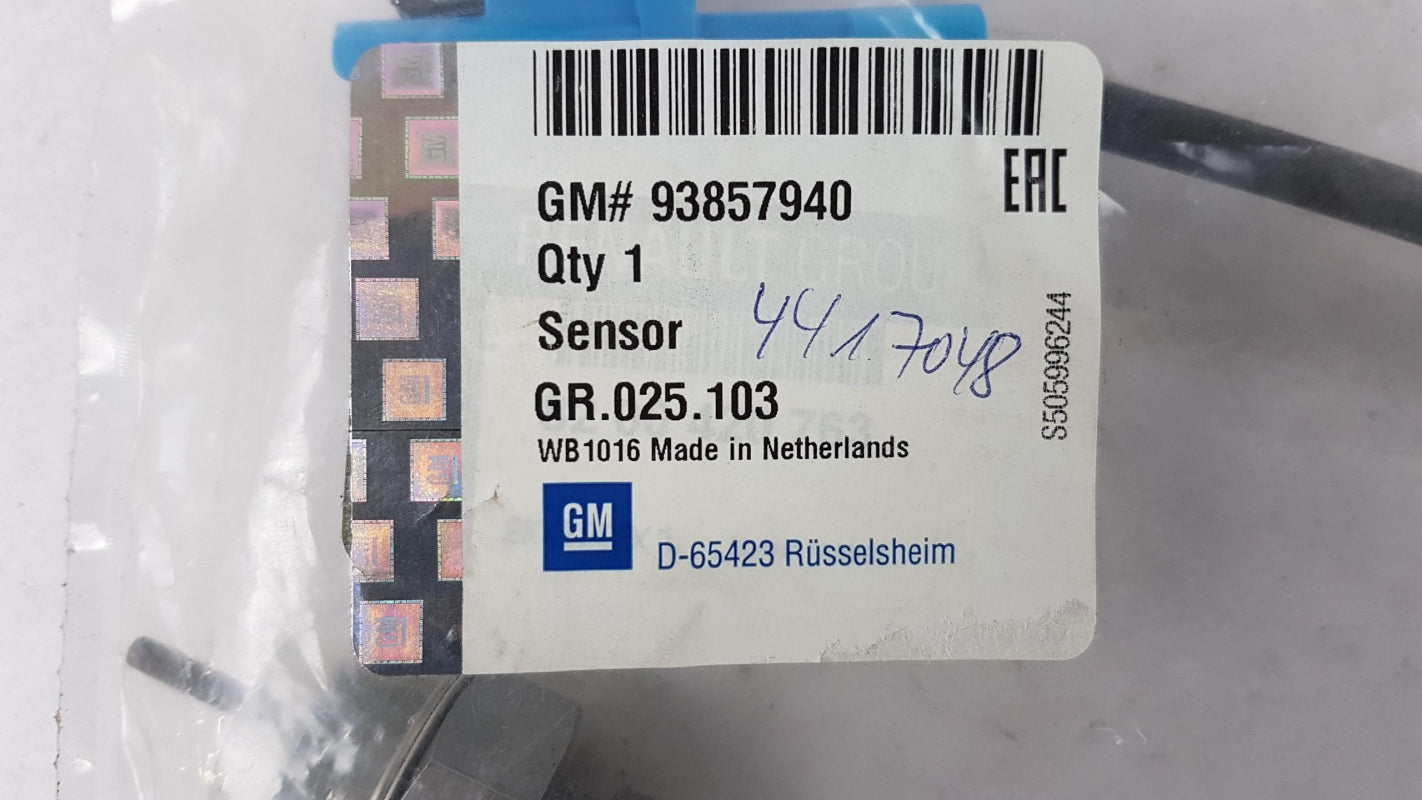 Original OE OPEL Abgastemperaturgeber 93857940