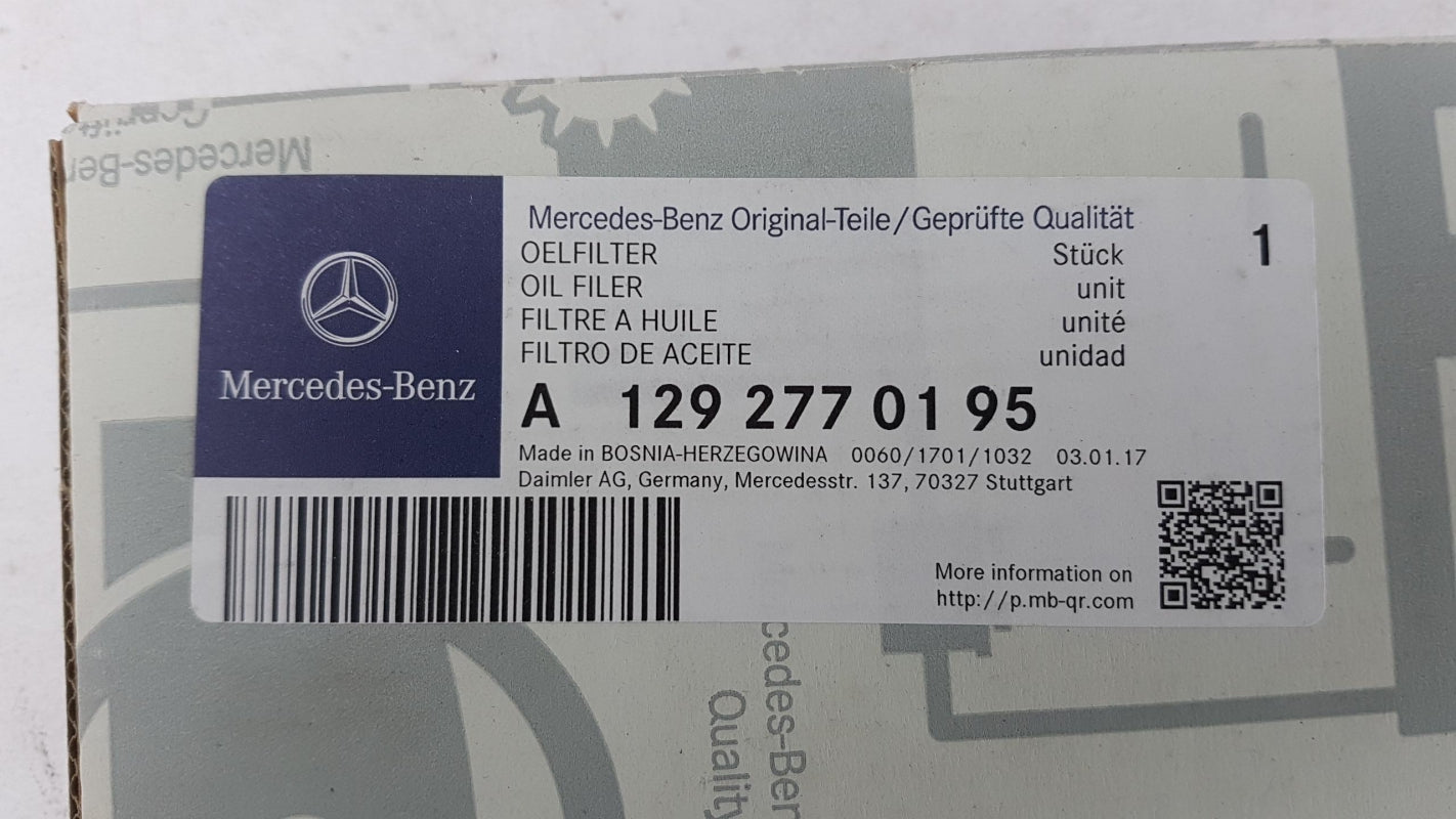 Original MERCEDES-BENZ W140 W210 R129 Automatikgetriebe Ölfilter A1292770195
