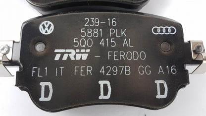 Original AUDI A1 SKODA Octavia III SEAT Leon III Bremsbeläge hinten 5Q0698451F