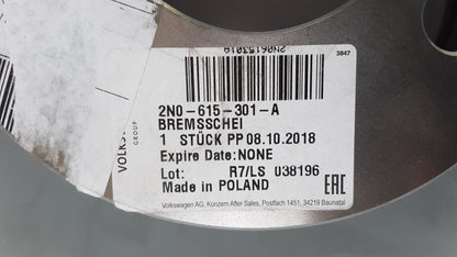 Original VW Crafter II e-Crafter '17- Bremsscheibe (1 stück) vorne 2N0615301A