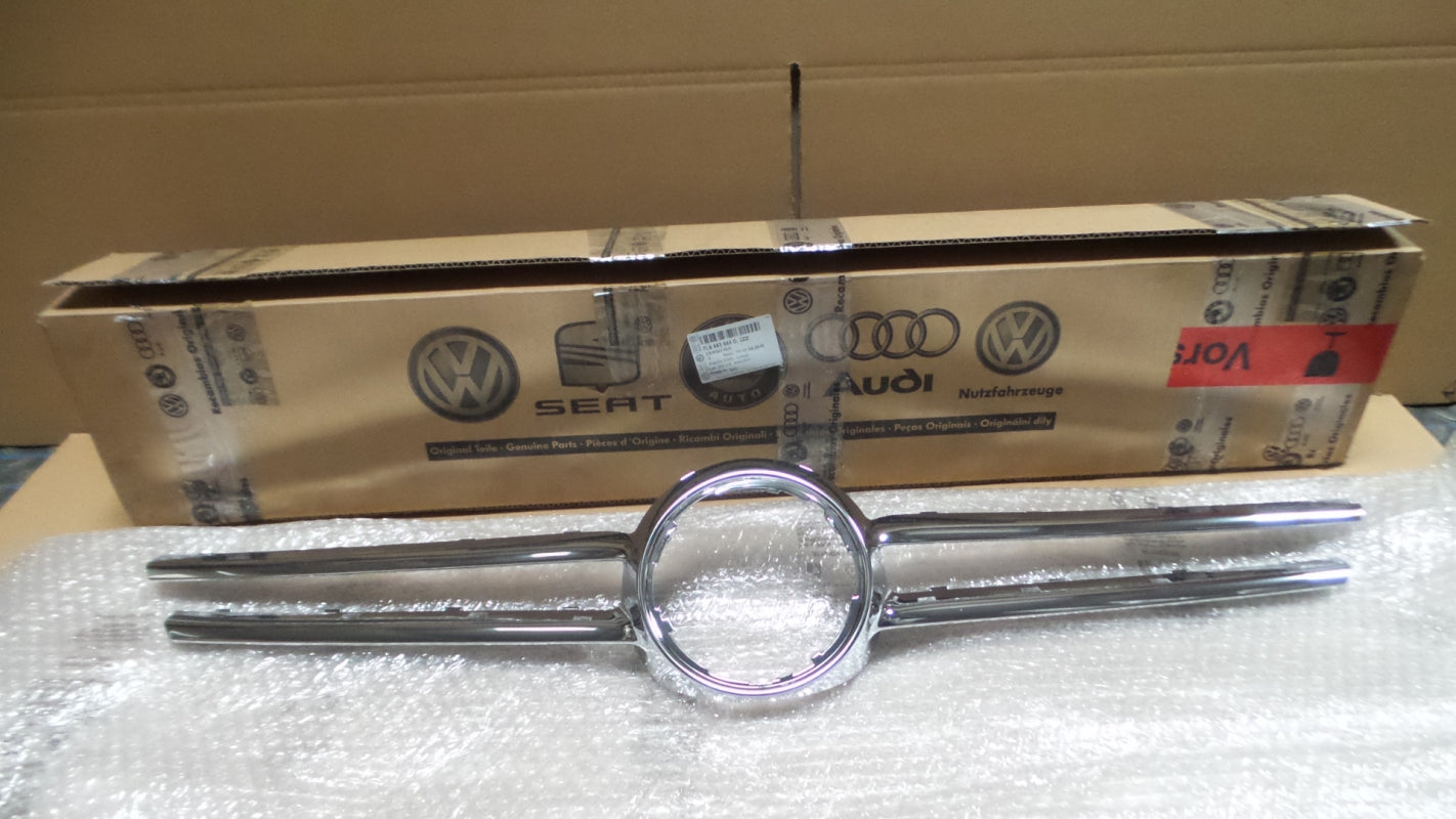 Original VW Touareg '07-'10 Kühlergrill Blende Ziergitter chrom 7L6853668D2ZZ