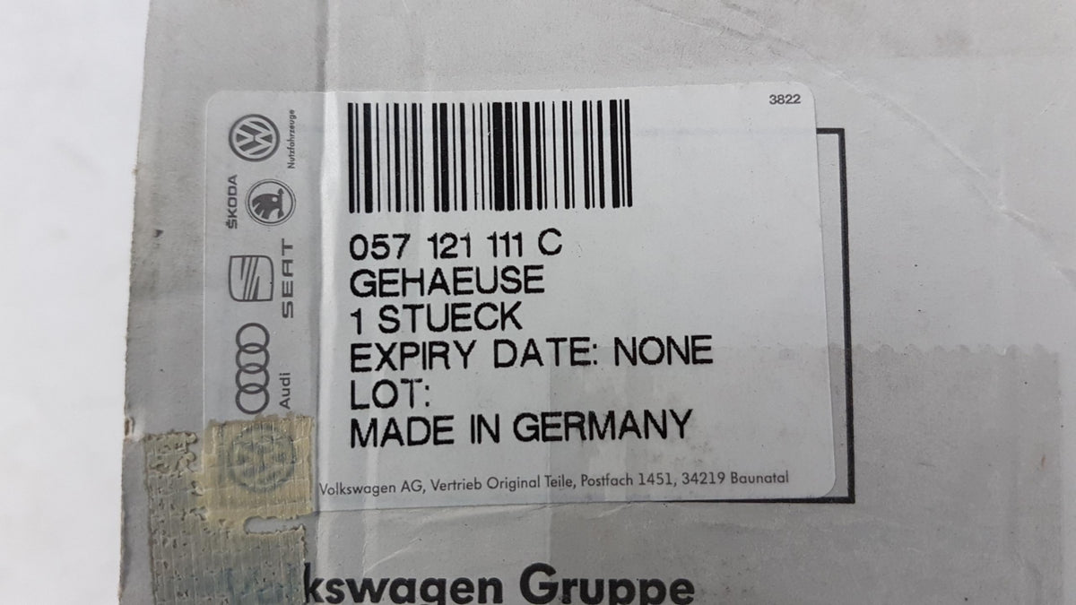 Original OE Volkswagen Thermostatgehäuse 057121111C