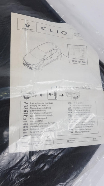 Original RENAULT Clio V Kofferraummatte Hinten 8201714260