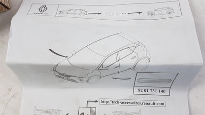Original RENAULT Megane EV Arkana Trafic Einstiegsleisten Satz 8201731140