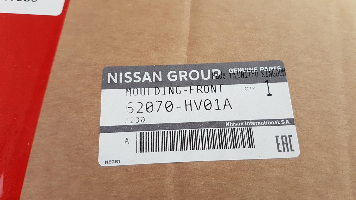 Original NISSAN Qashqai 2019-2021 Kühlergrill Zierleiste Vorne 62070HV01A