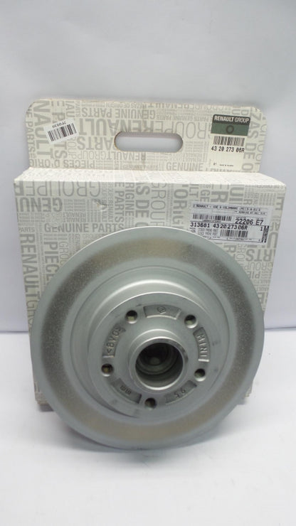 Original RENAULT Espace V 1x Bremsscheibe mit Radlager Hinten 432027306R
