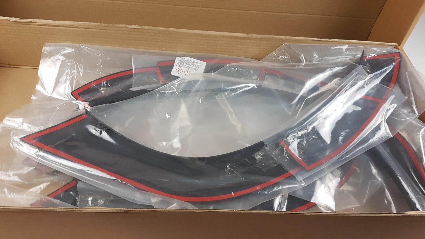 Original DACIA Duster II Kotflügel Zierleisten Satz (4 Stück) 8201698594