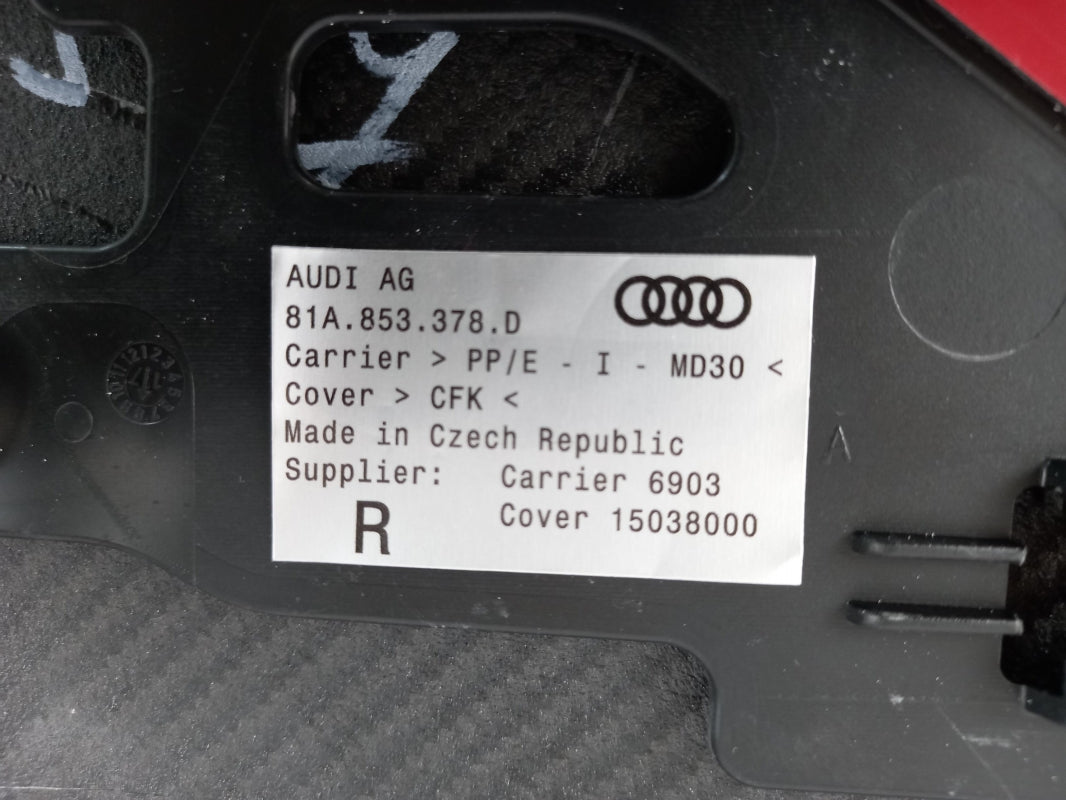 Original AUDI Q2 2017-2023 Blades C-Säule Links u. Rechts Karbon 81A071350A3Q0