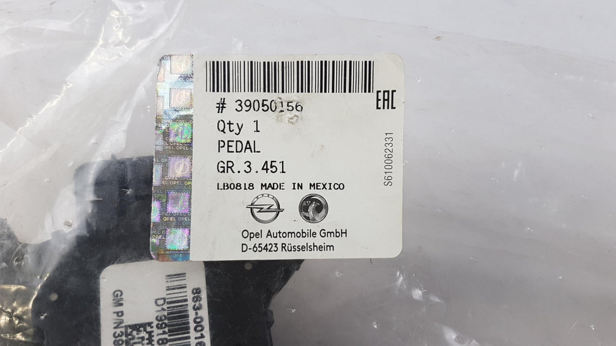Original OE OPEL Gaspedal 39050156