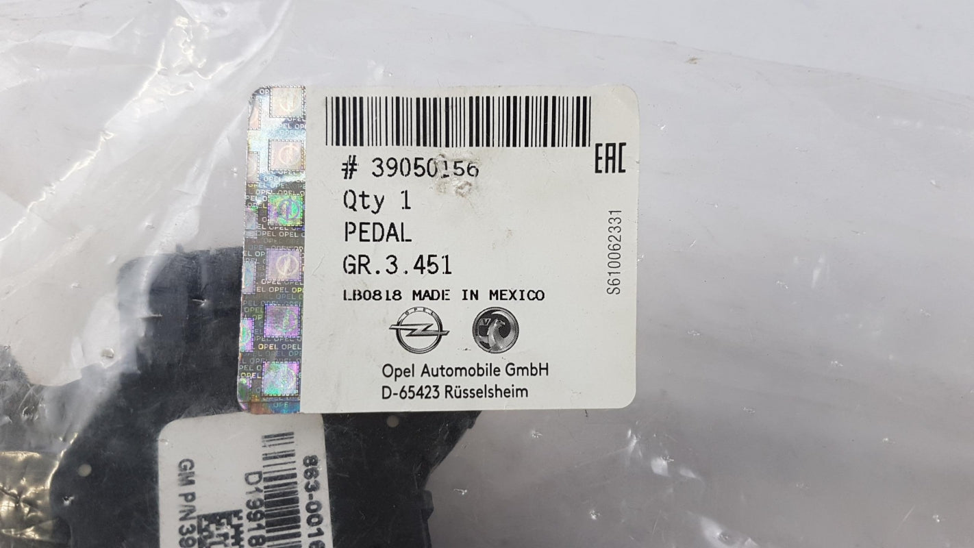 Original OE OPEL Gaspedal 39050156