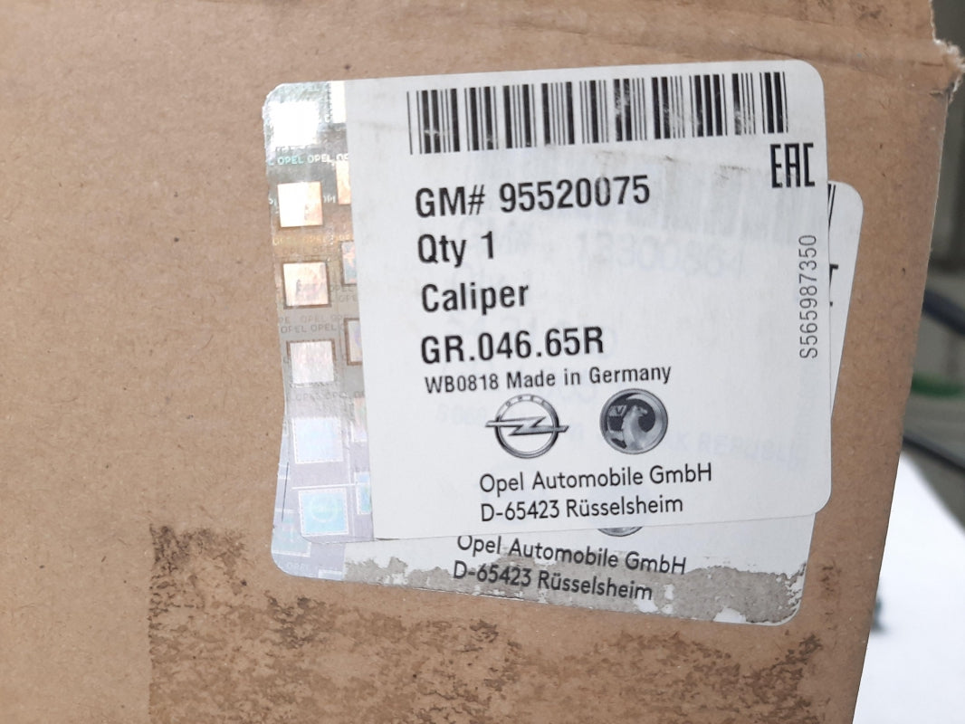 Original OPEL Astra-J Zafira-C Bremssattel hinten rechts 95520075