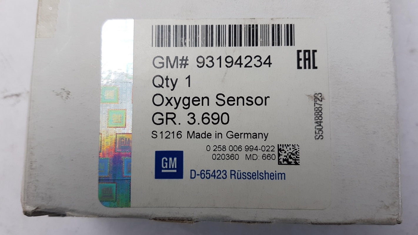 Original OPEL Agila-B 2008-2015 NOx-Sensor Lambdasonde nach Kat 1.0 1.2 93194234