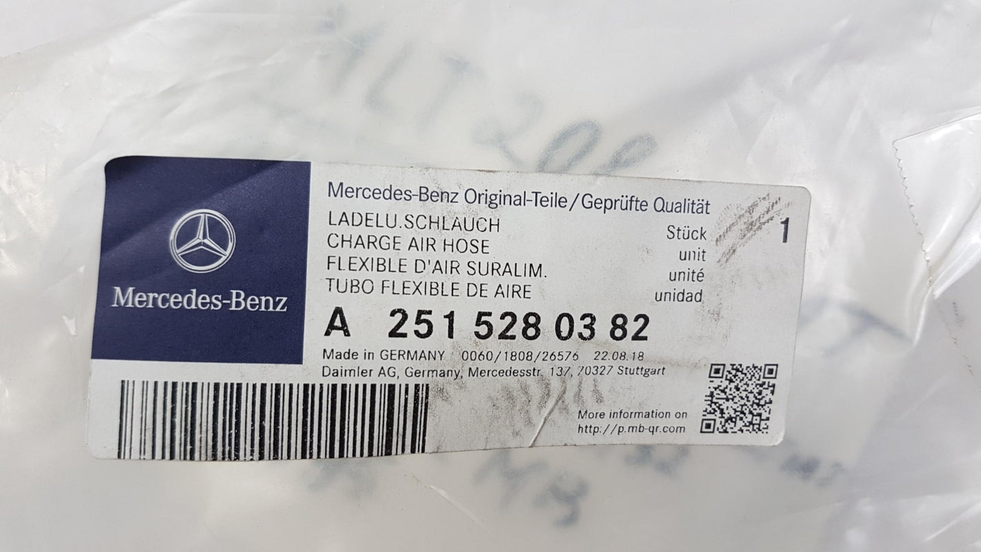 Original OE MERCEDES-BENZ Ladeluftschlauch A2515280382