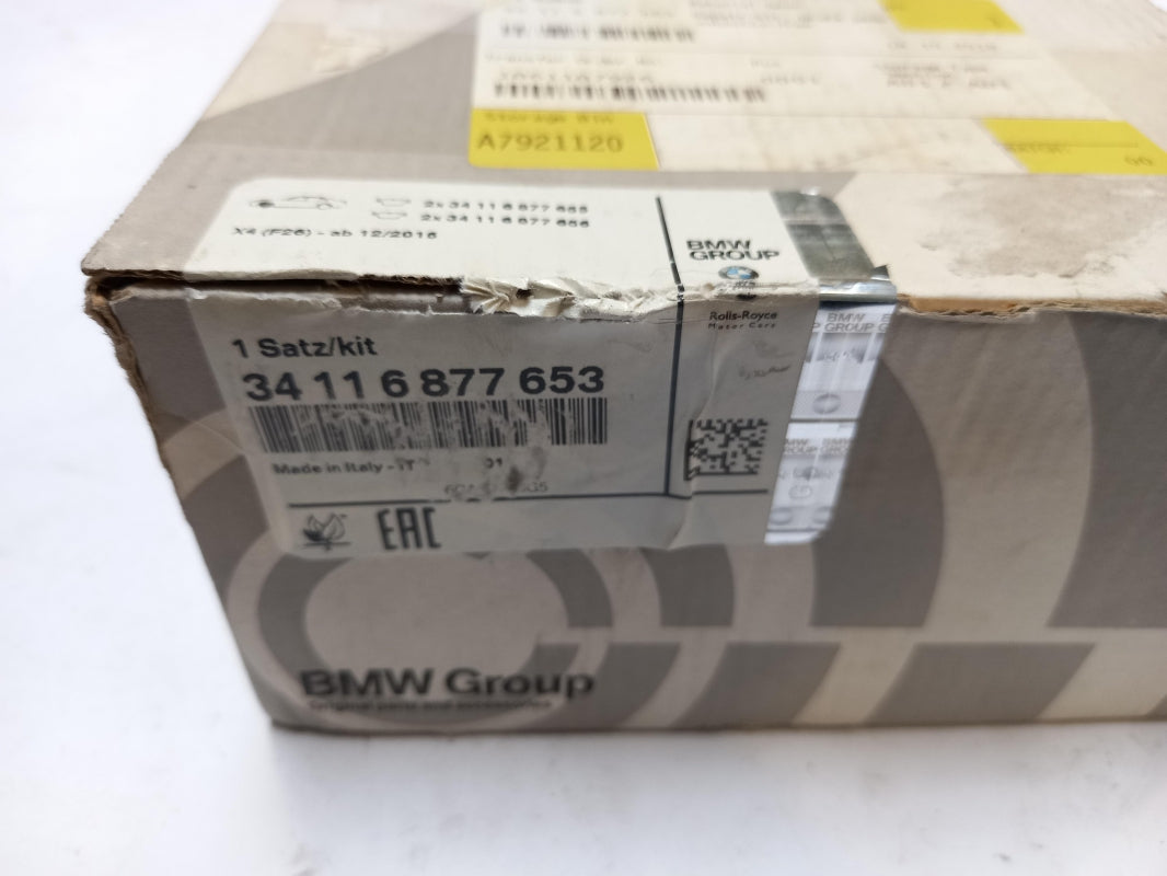 Original BMW Bremsbeläge Satz 34116877653