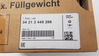 Original BMW 5er F07 Bremsbeläge Bremsklötze Value Line hinten 34212449286