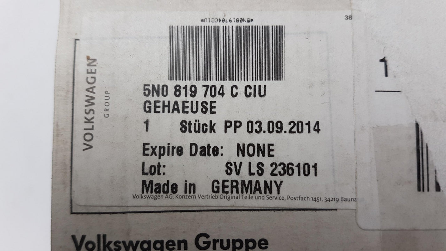 Original OE Volkswagen Luftdüse 5N0819704CCIU