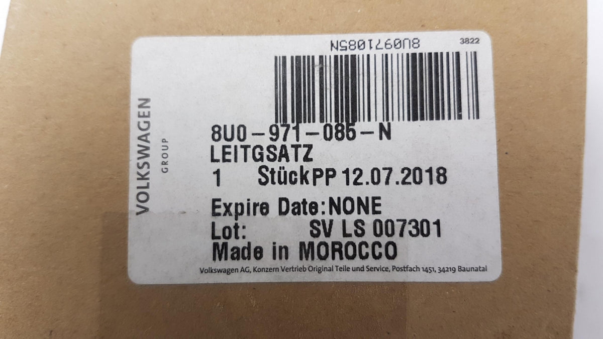 Original OE Volkswagen Kabelbaum 8U0971085N