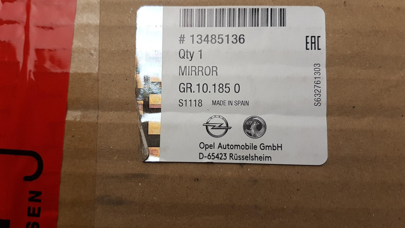 Original OPEL Crossland X 2017- Außenspiegel Rückspiegel Links 13485136