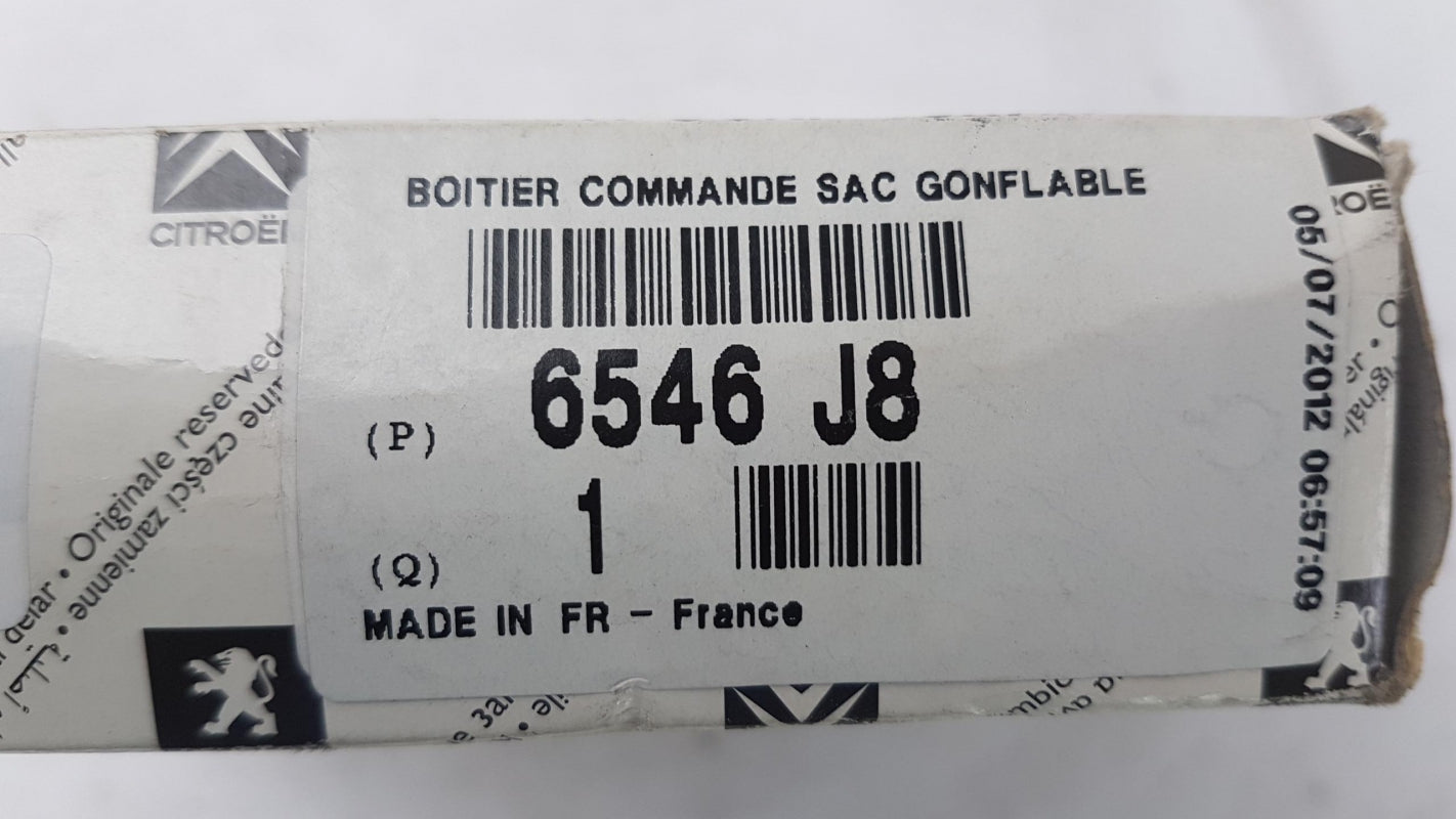 Original PEUGEOT 207 Steuergerät für Airbag Steuerrelais 6546J8