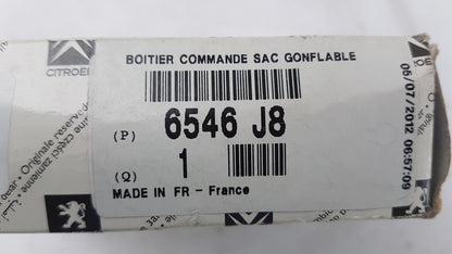 Original PEUGEOT 207 Steuergerät für Airbag Steuerrelais 6546J8