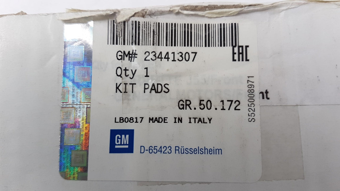 Original OPEL Insignia-B Bremsbeläge Satz Vorne 23441307