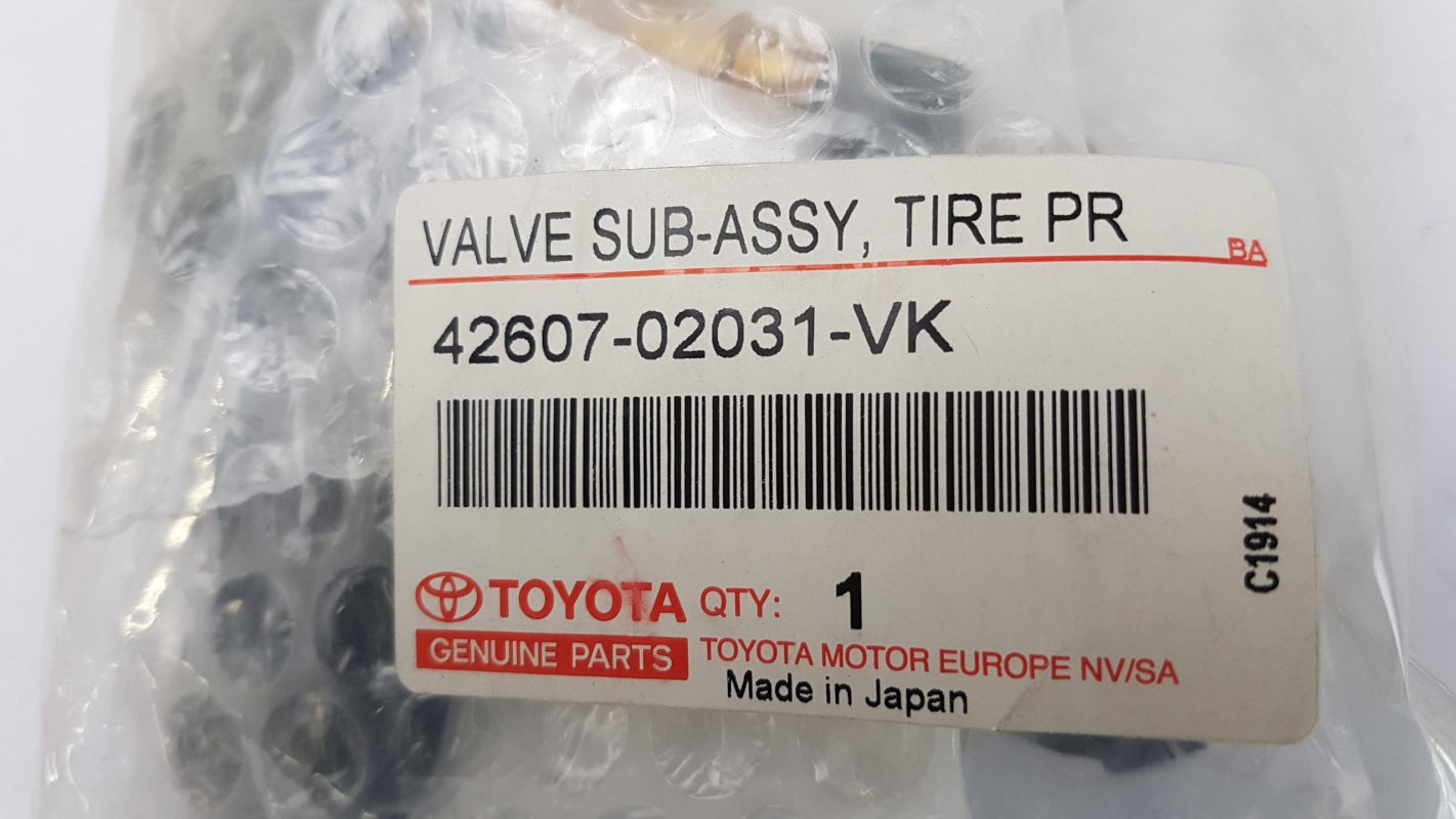 Original TOYOTA Avensis Auris RAV4 4x Reifendrucksensor TPMS-Sensor 4260702031VK