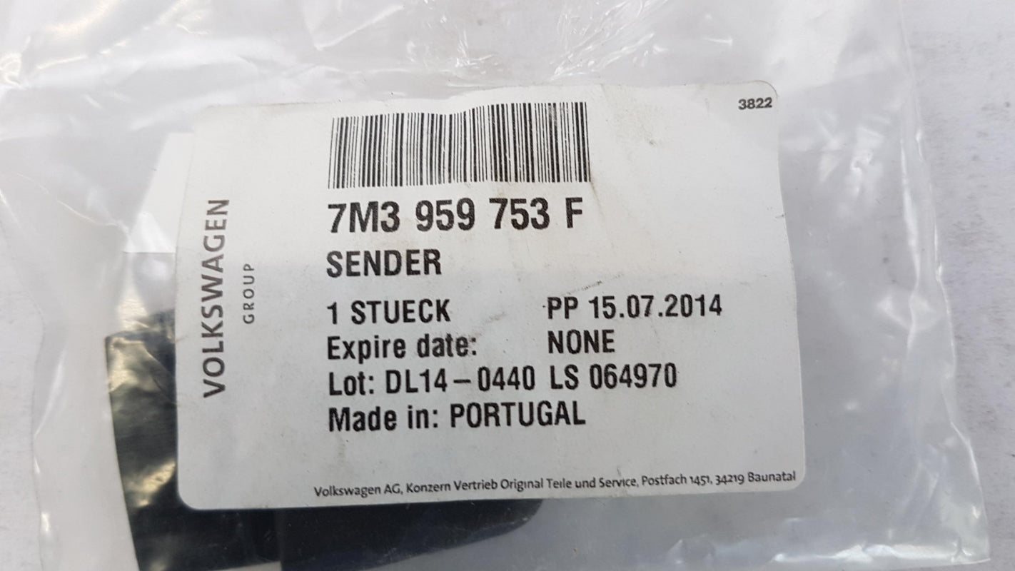 Original VW Sharan SEAT '01-'10 Alhambra Funkfernbedienung 2-Tasten 7M3959753F