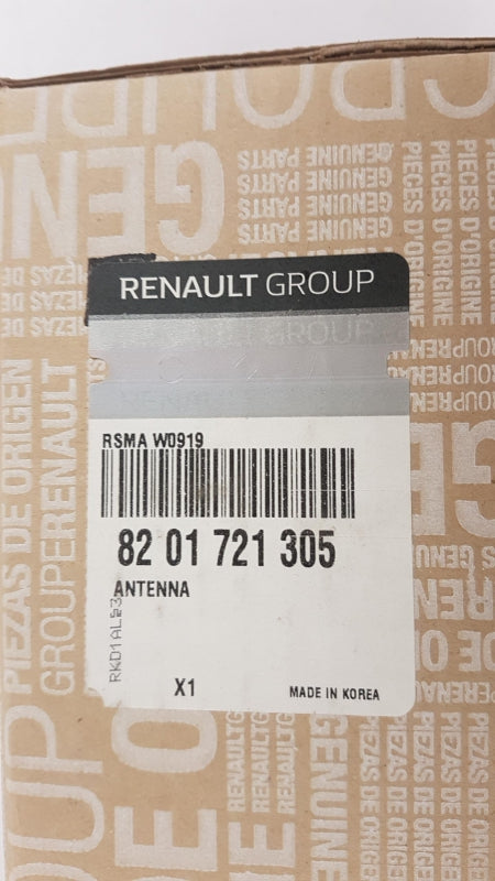 Original RENAULT Clio V Antenne Shark Schwarz 8201721305