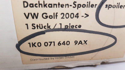 Original VW Golf 5 Dachkantenspoiler 1K00716409AX