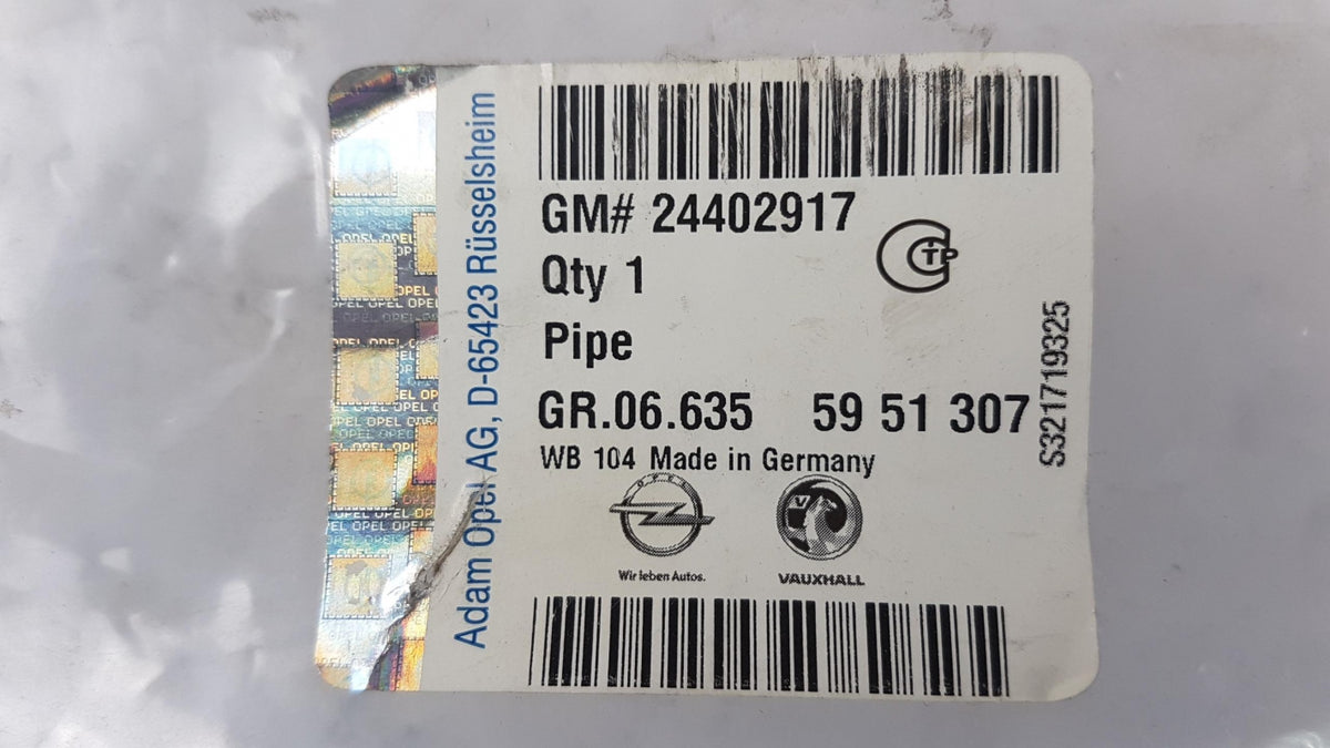 Original OPEL Astra-G/-H ZafiraB Lenkung Servoleitung Hydraulikschlauch 24402917