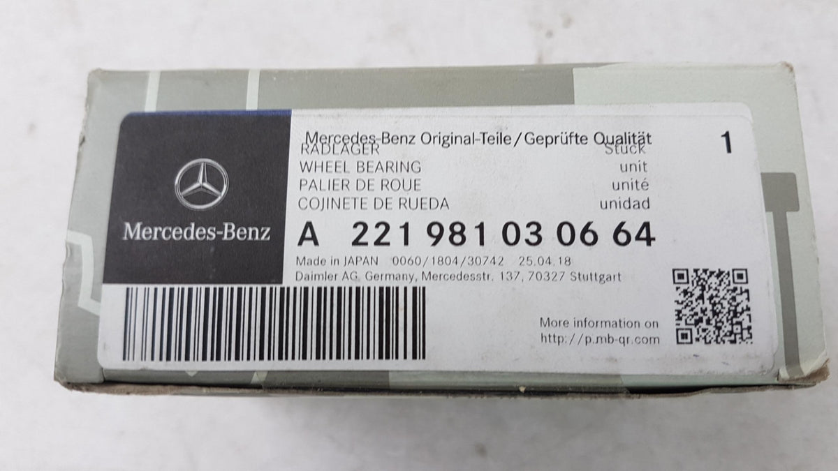 Original OE MERCEDES-BENZ Radlager A221981030664