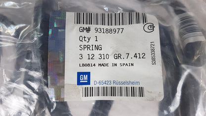 Original OPEL Corsa-D Fahrwerksfeder Satz vorne 93188977