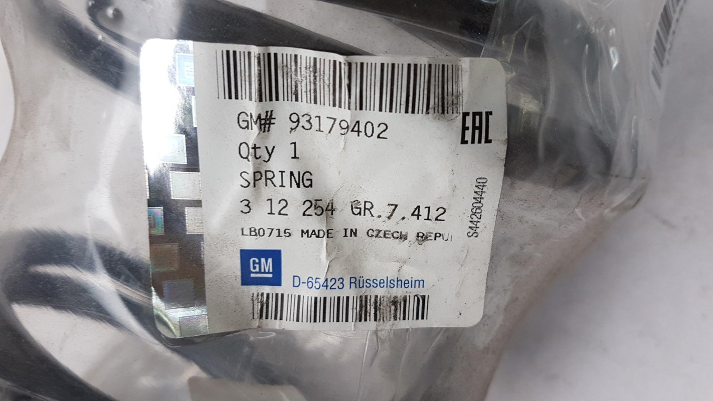 Original OE OPEL Schraubenfedern Satz 93179402