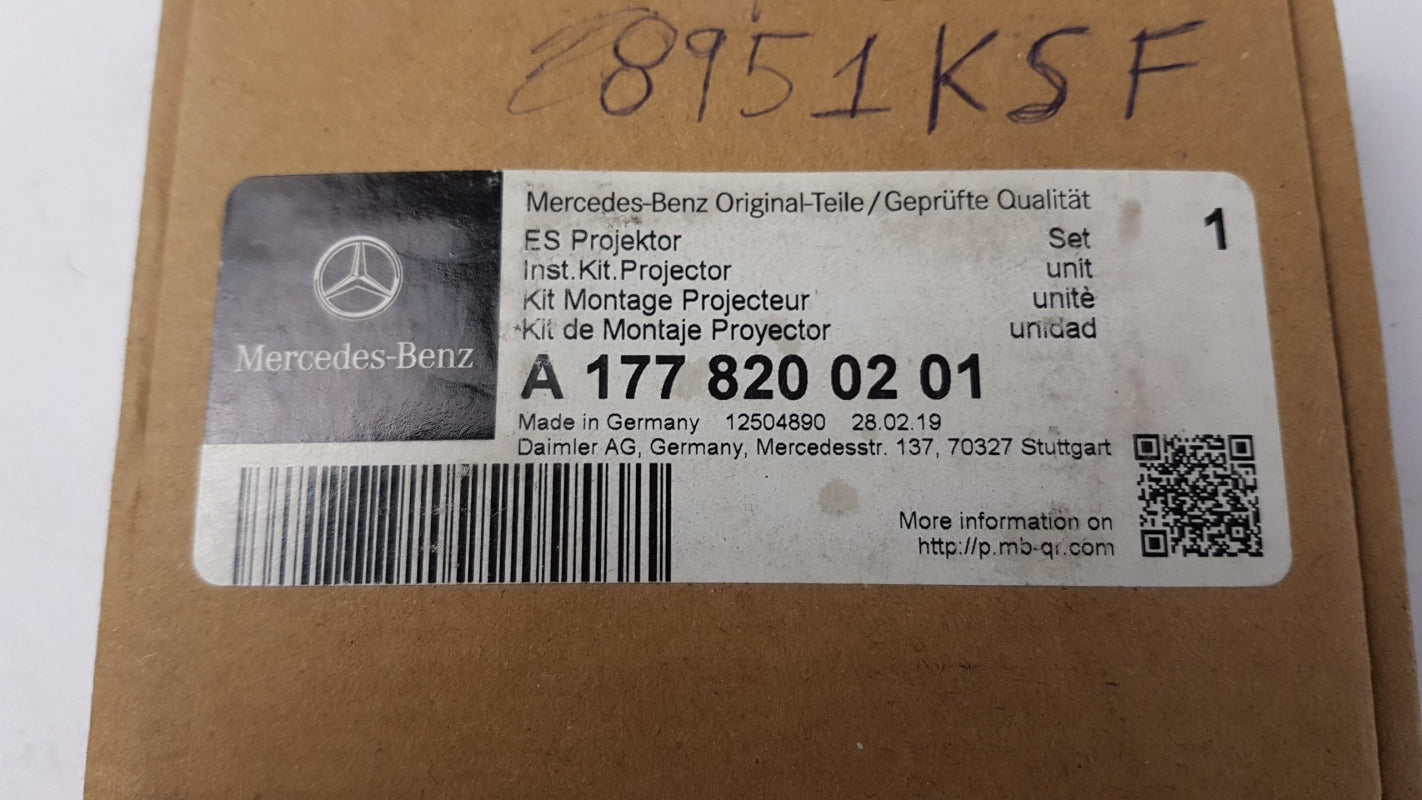 Original MERCEDES-BENZ A 200 160 180 220 LED Projector Star A1778200201